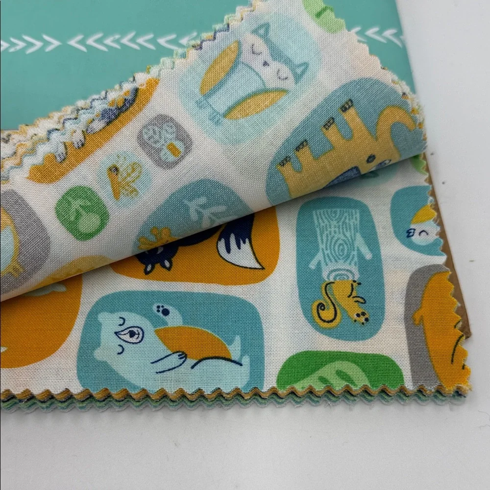 42 Pieces Quilting Assorted & Animal Print Fabric Square